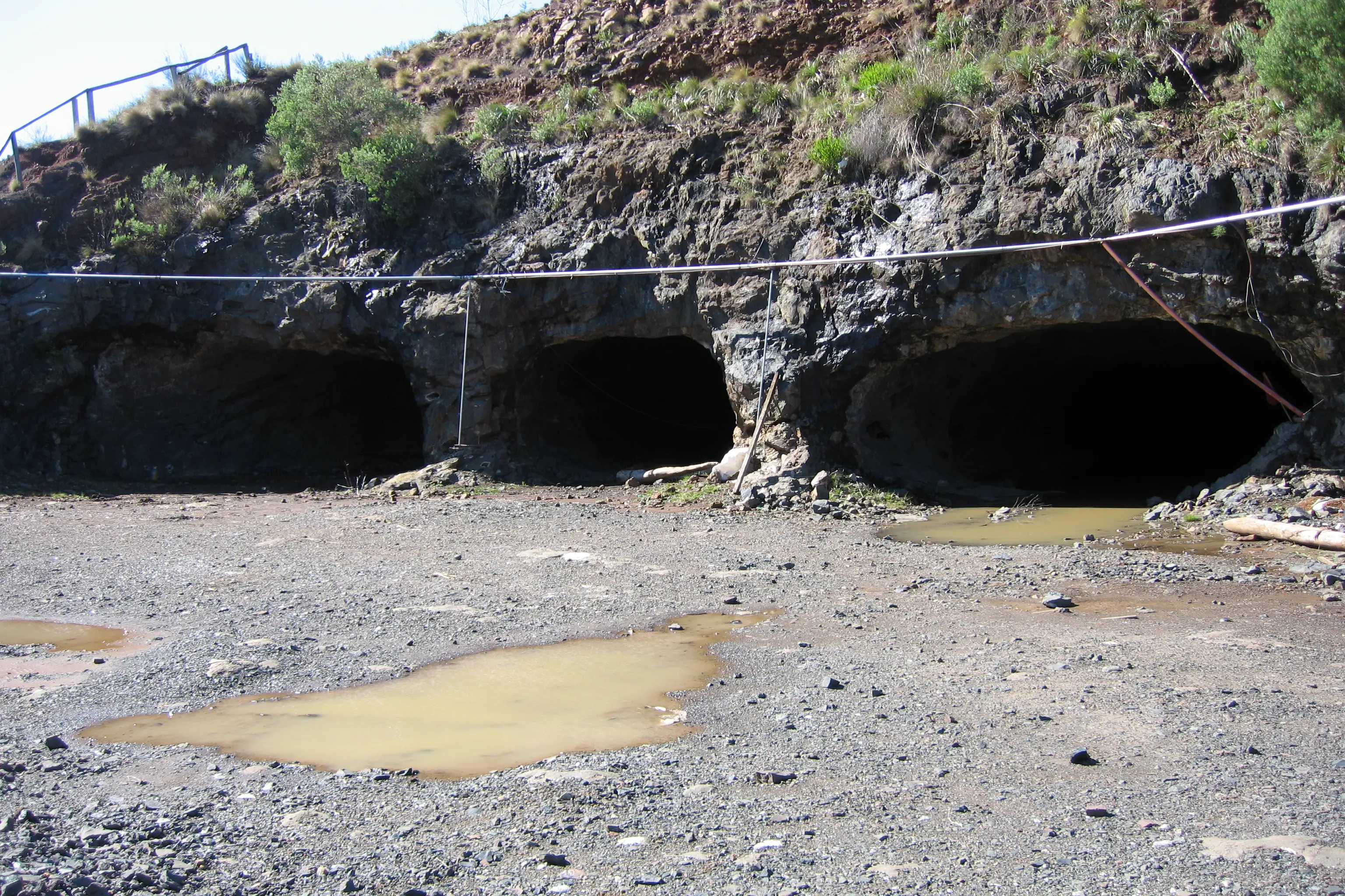 Citrin Mining Tunnels. TOP GEO Expedition 2006